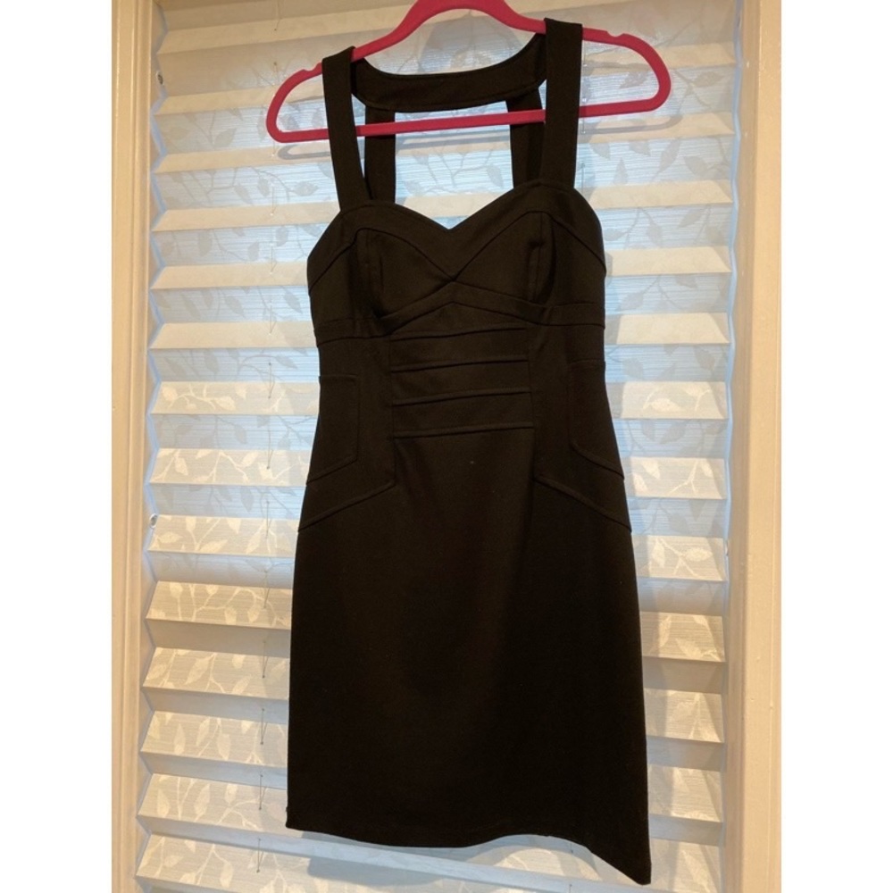 Rampage black bodycon dress